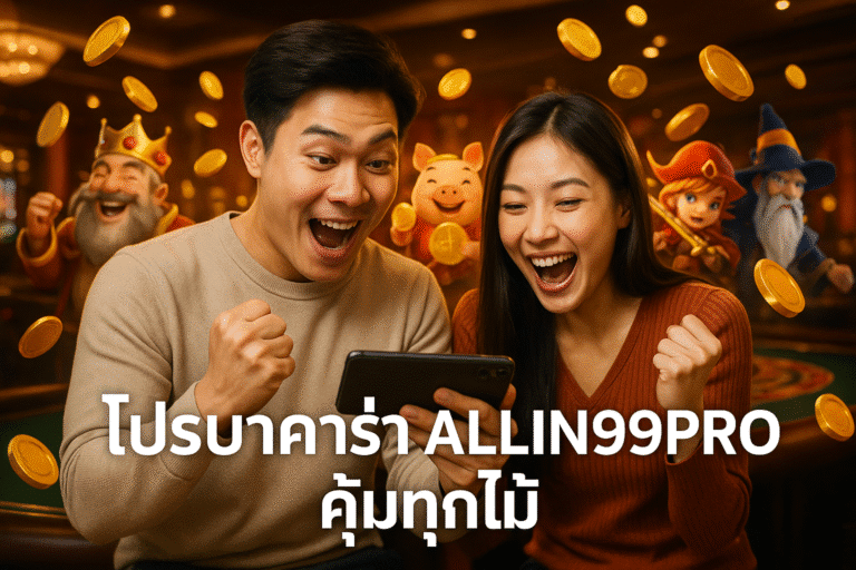 โปรบาคาร่า ALLIN99PRO คุ้มทุกไม้